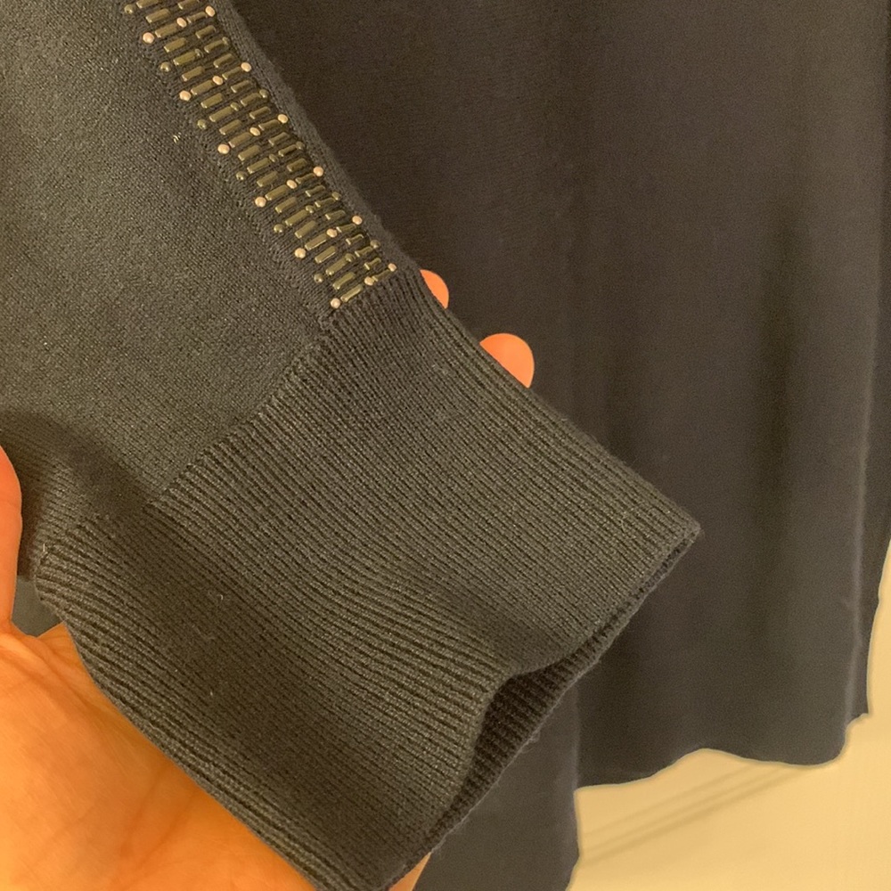 Magaschoni silk cashmere embellished sweater M - Picture 6 of 7